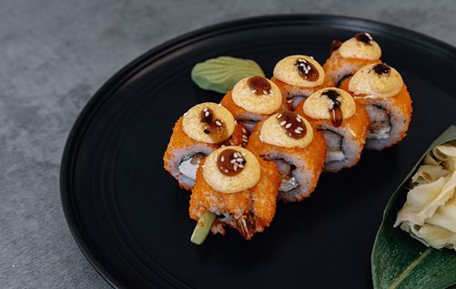 Запеченный Ролл Курица в Темпуре