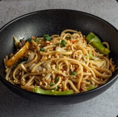 Японский вок с курицей