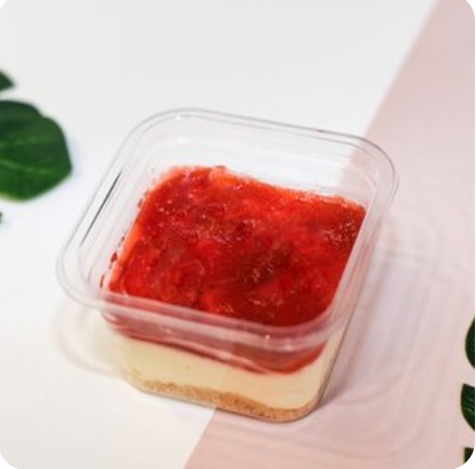 Трайфл чизкейк клубничный