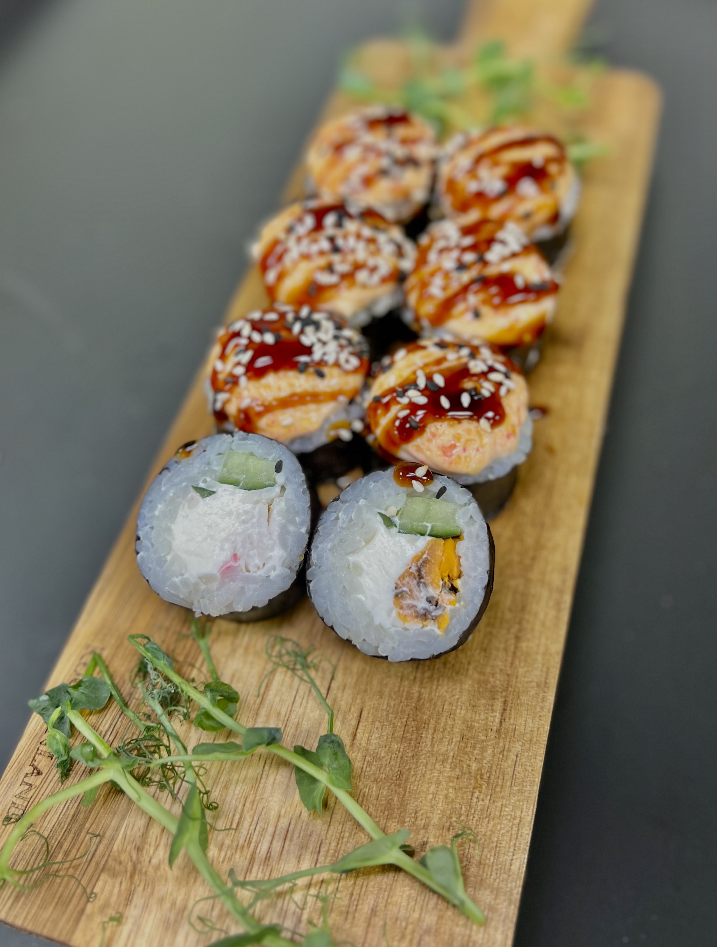 Мидии & Краб запеченные