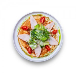 Омлет с цыпленком