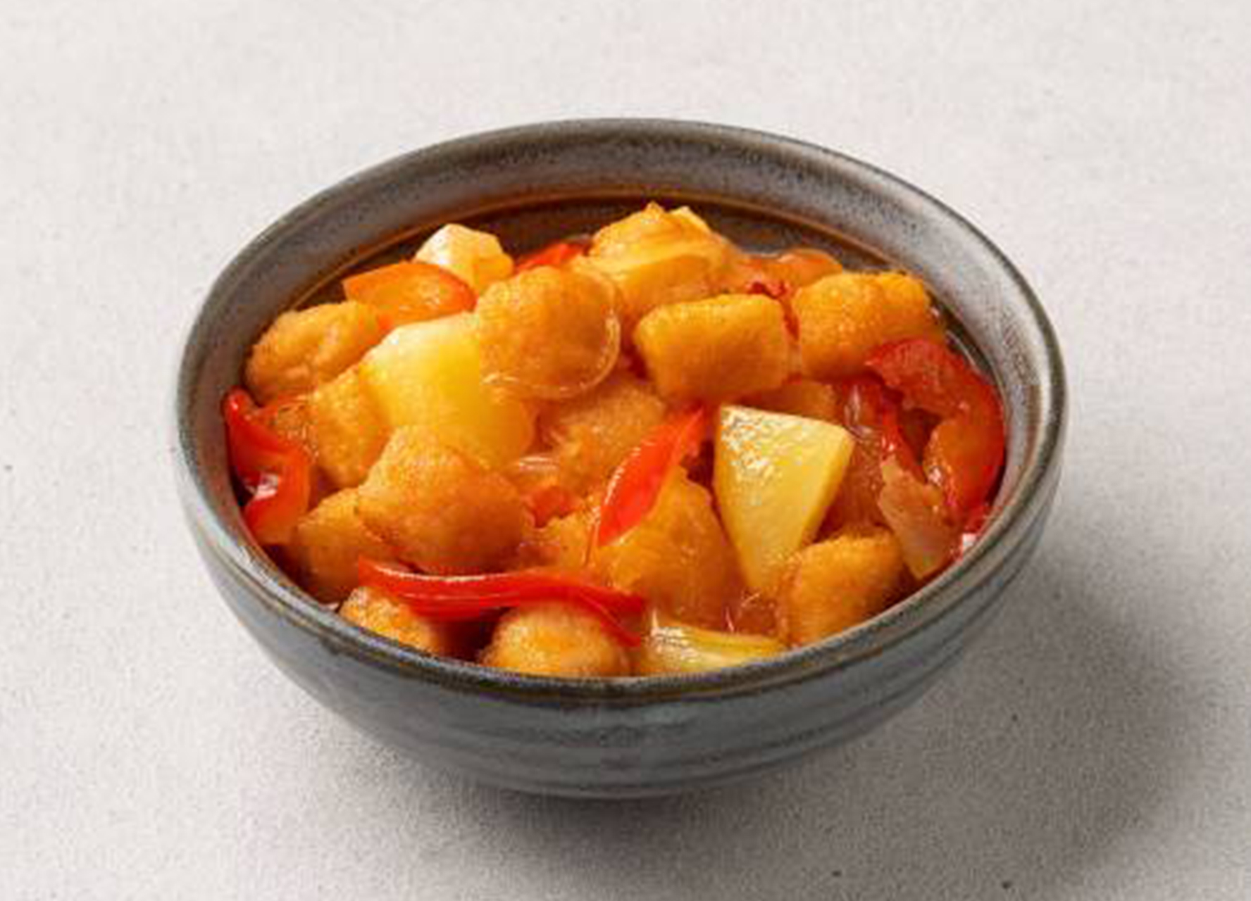 Цыплёнок по-гавайски в темпуре