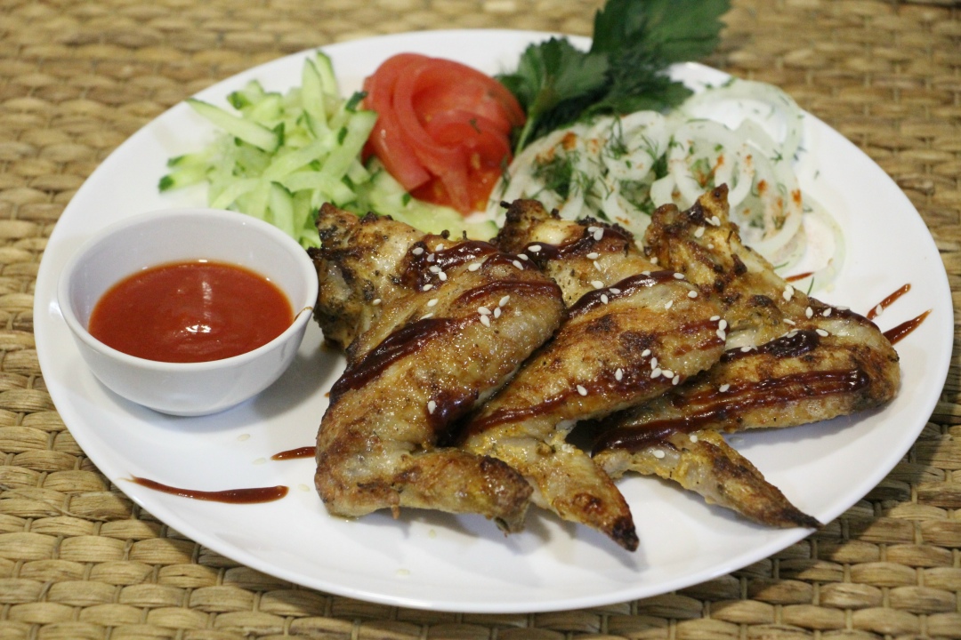 Крылышки на мангале