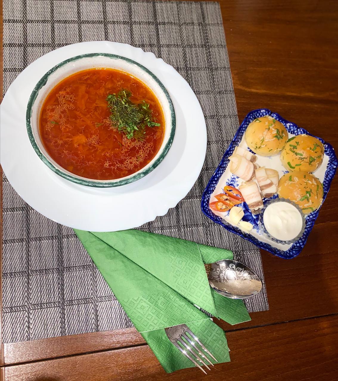 Борщ с говядиной