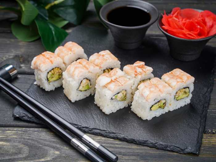 Ролл Эби абокадо