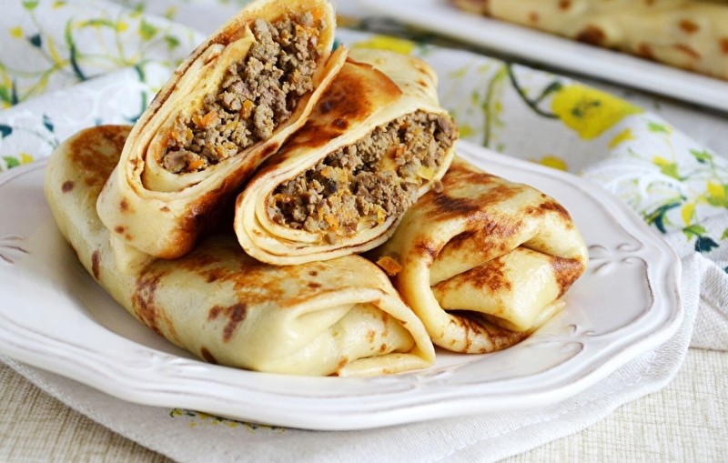 Блины с мясом 4 штуки 4 штуки