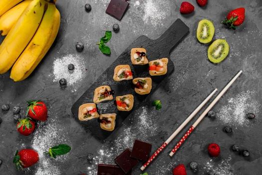 Десертный ролл (банан, киви)