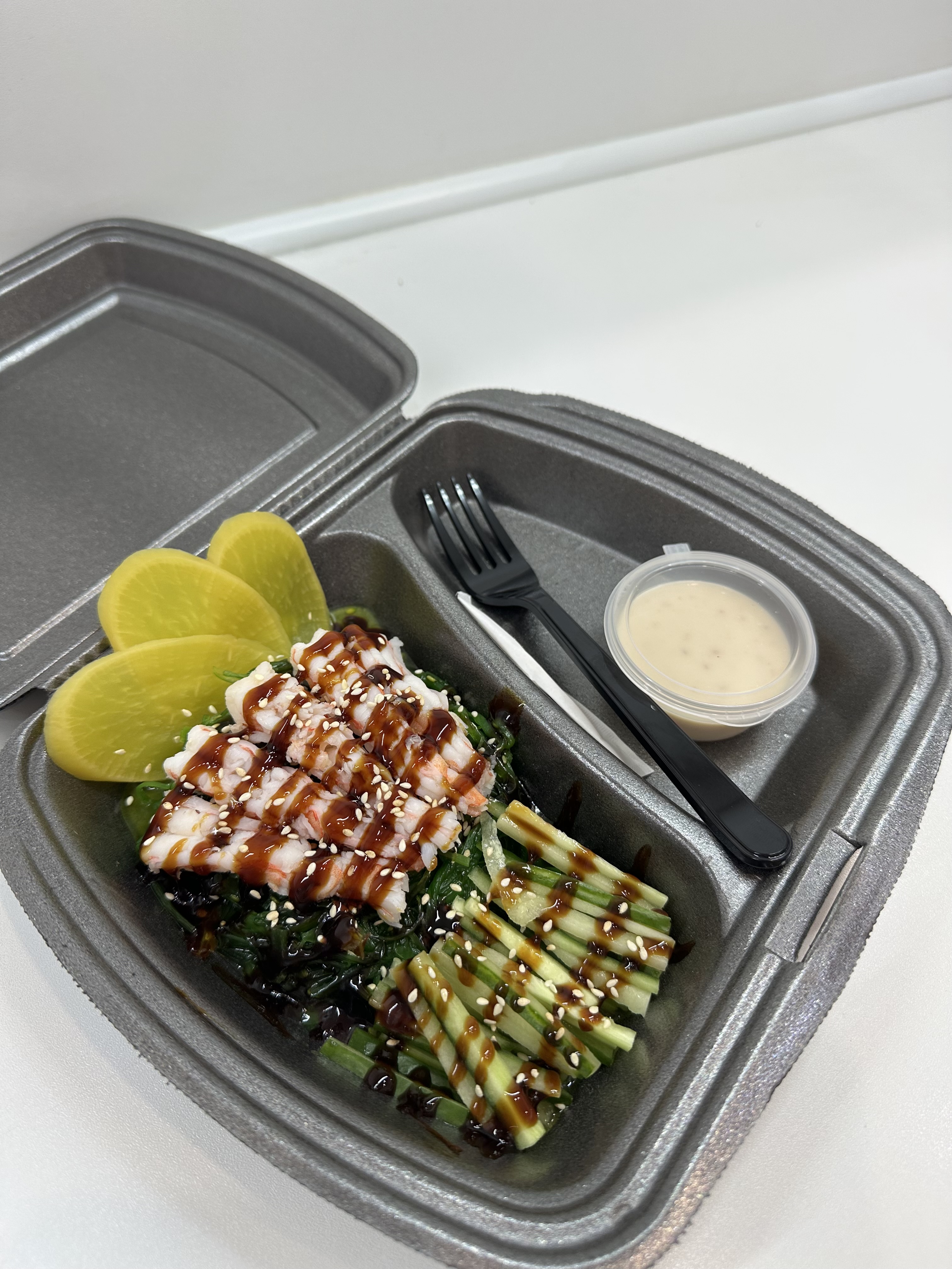 Салат Чука с креветкой