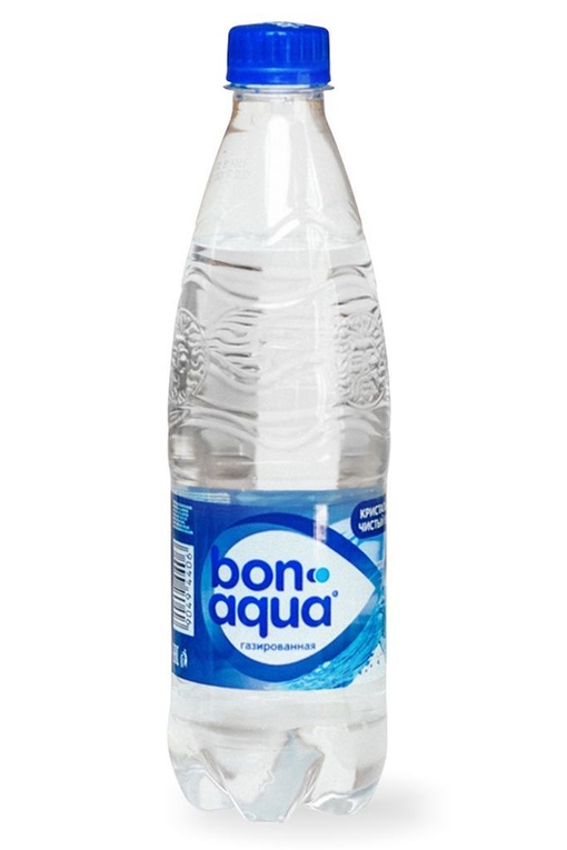 Вода газированная 0,5 л.