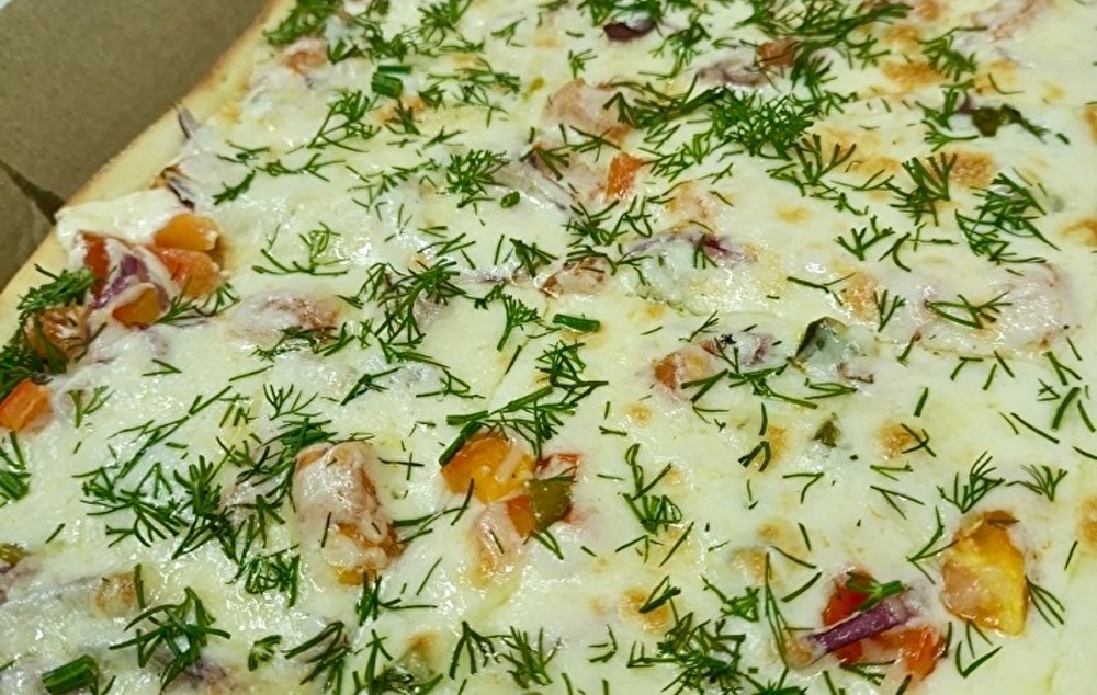 Халяль Овощная (квадратная пицца) 30 см