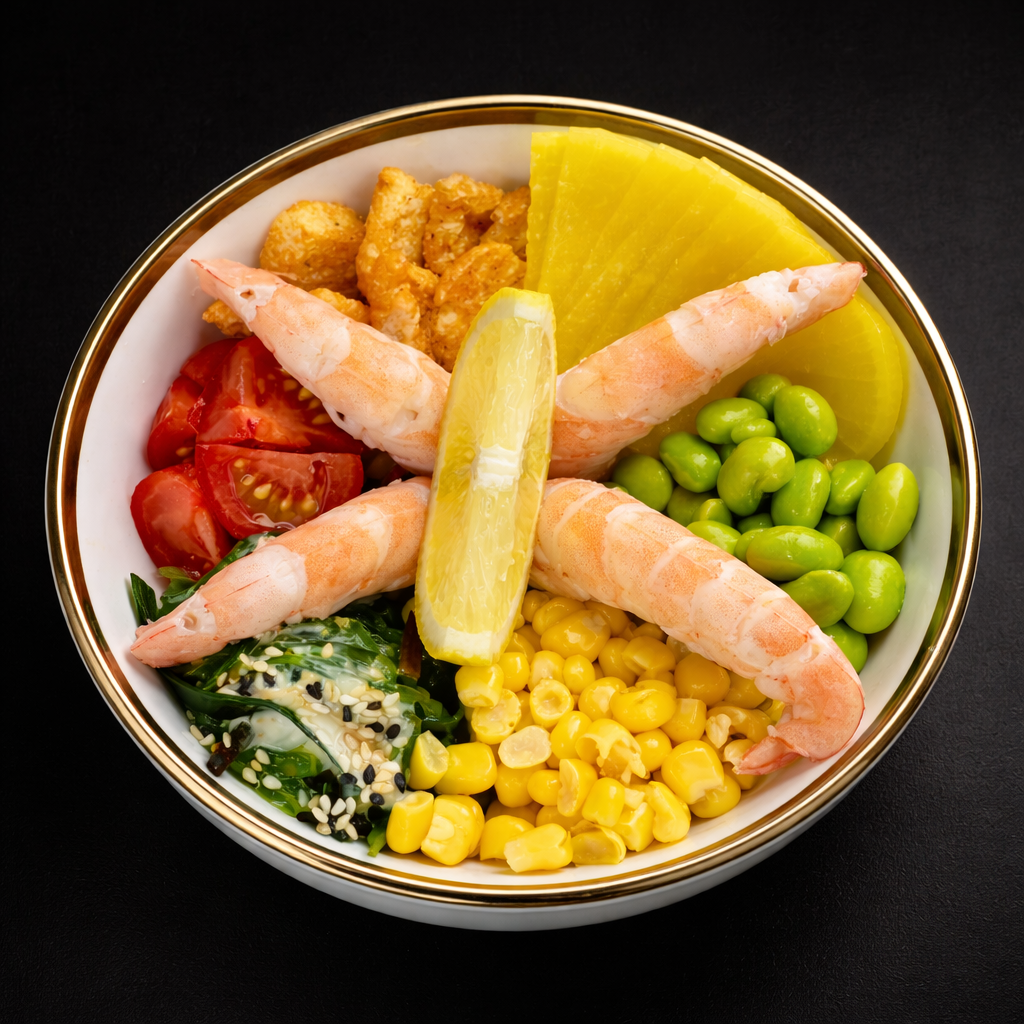 Поке с креветкой