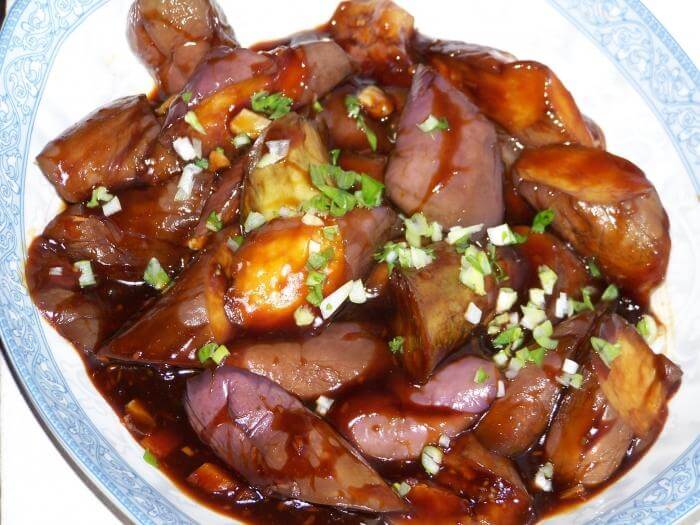 Картофель с баклажанами