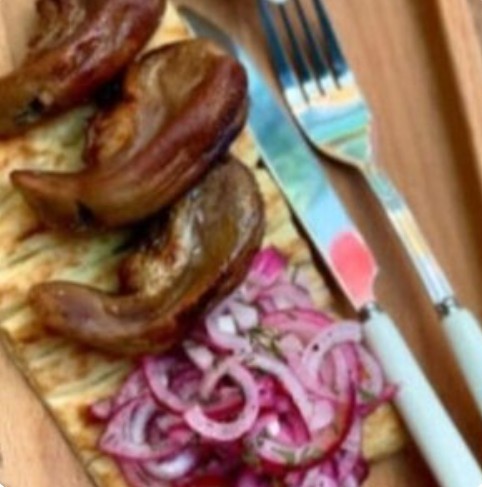 Язычки бараньи на мангале