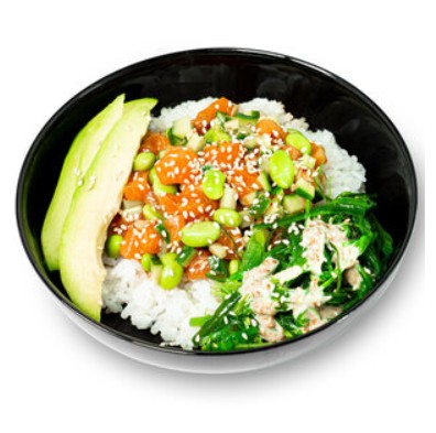 Боул с лососем