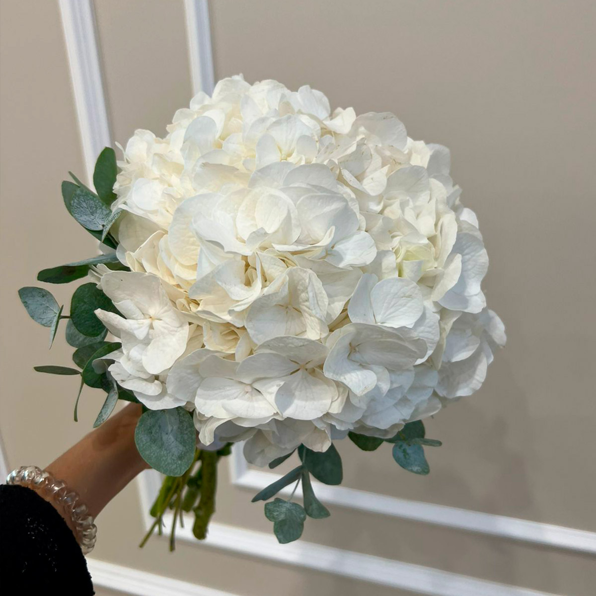 Свадебный букет с гортензиями, Арт. 376(предзаказ)