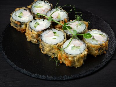 Горячая гейша с креветкой