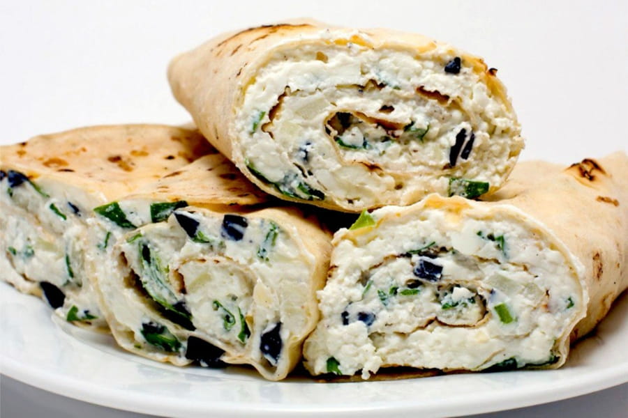 Шаурма деревенская с сыром