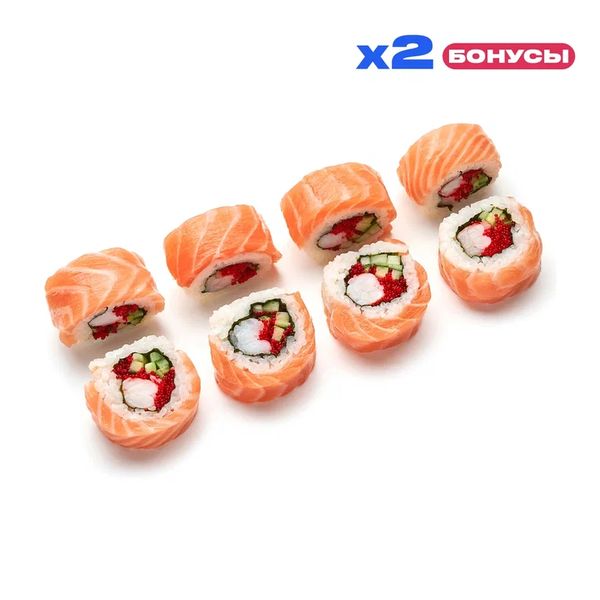 Окане лосось креветка