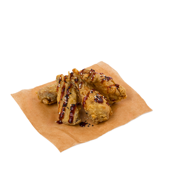 Куриные крылья с соусом бургер