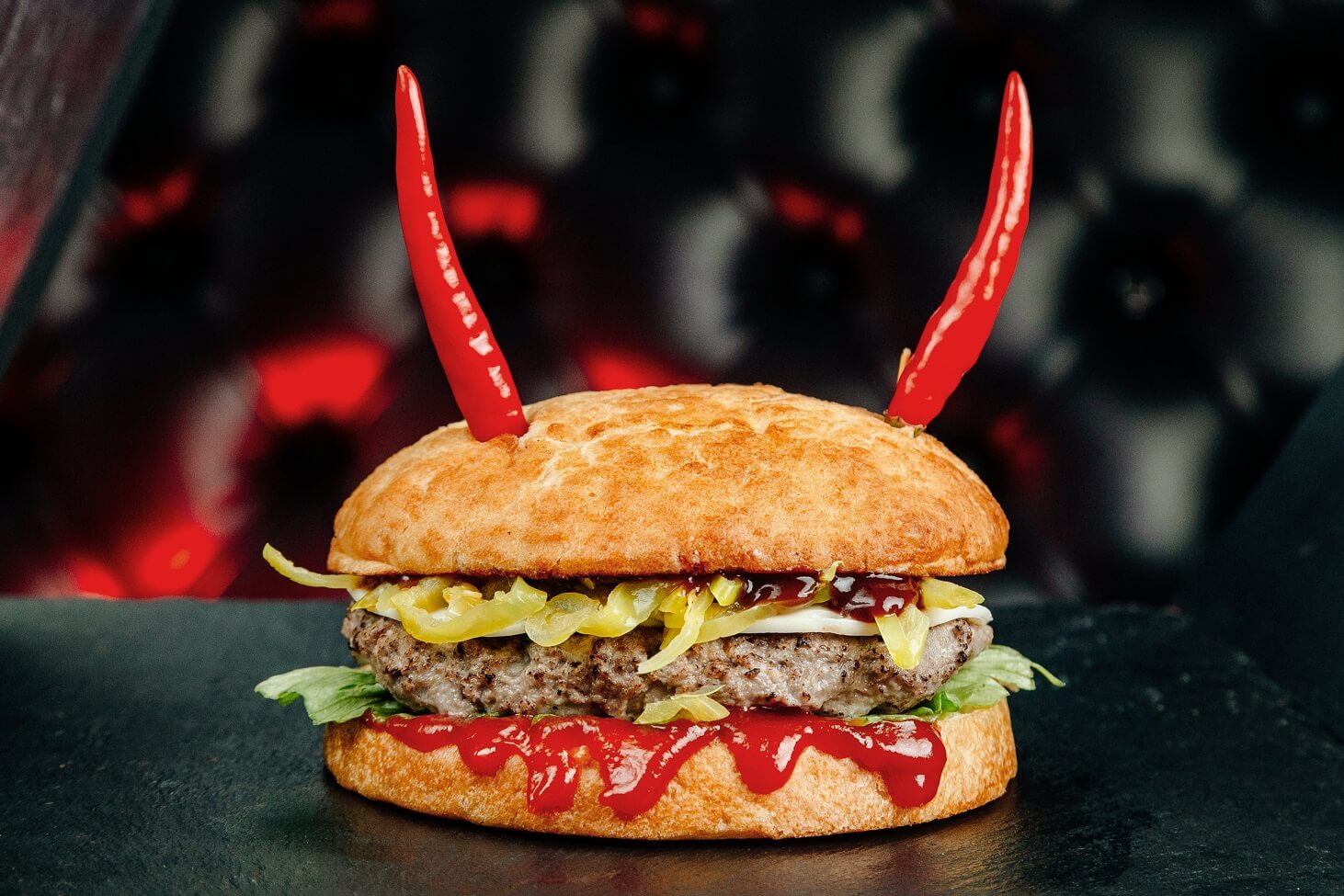 Бургер El Diablo (острый)