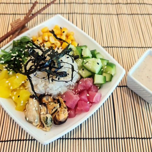 Поке морепродукты