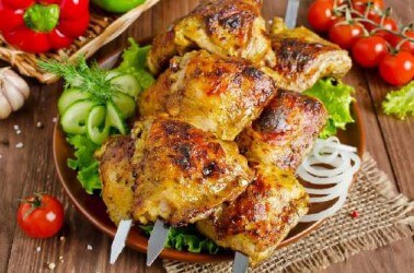 Шашлык из бедра куриного
