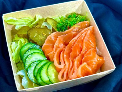 Салат лосось