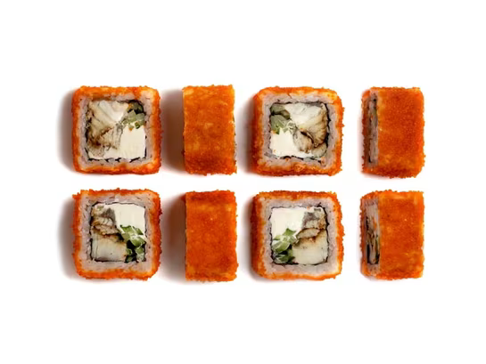 Ролл Калифорния с угрём