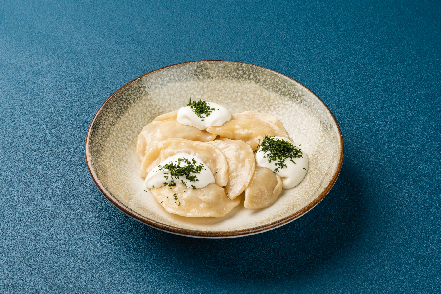Вареники с картофелем и луком отварные
