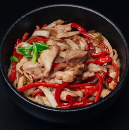 Удон с курицей