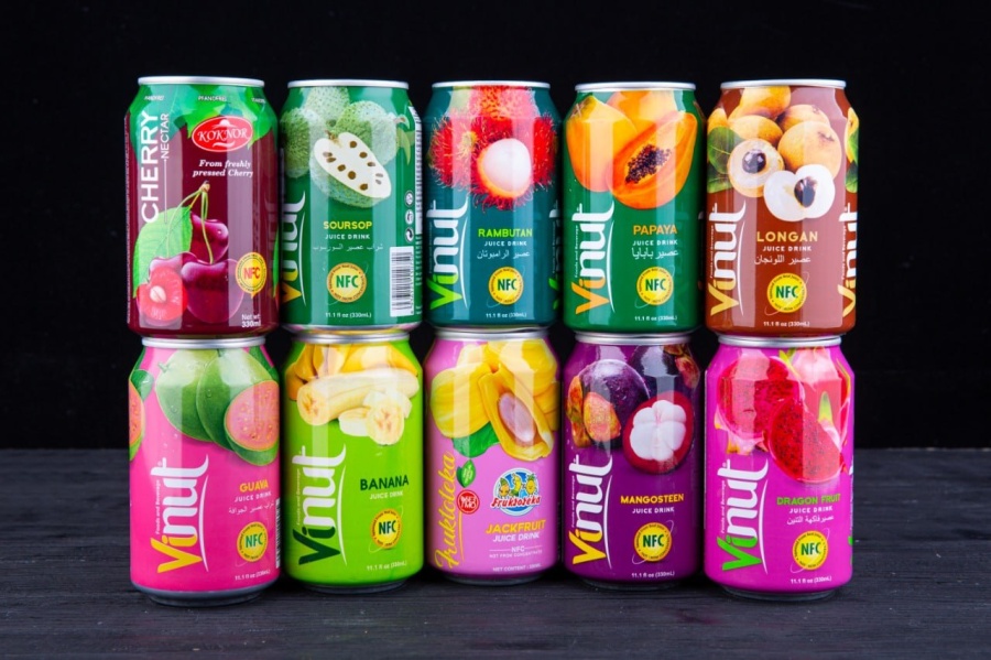 Вьетнамский сок в ассортименте