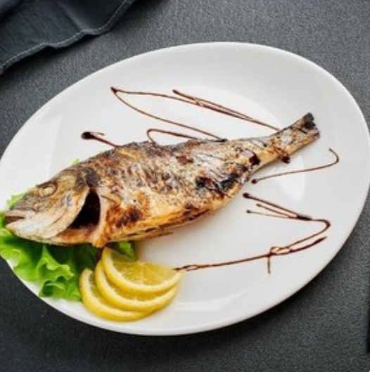 Дорадо жареная