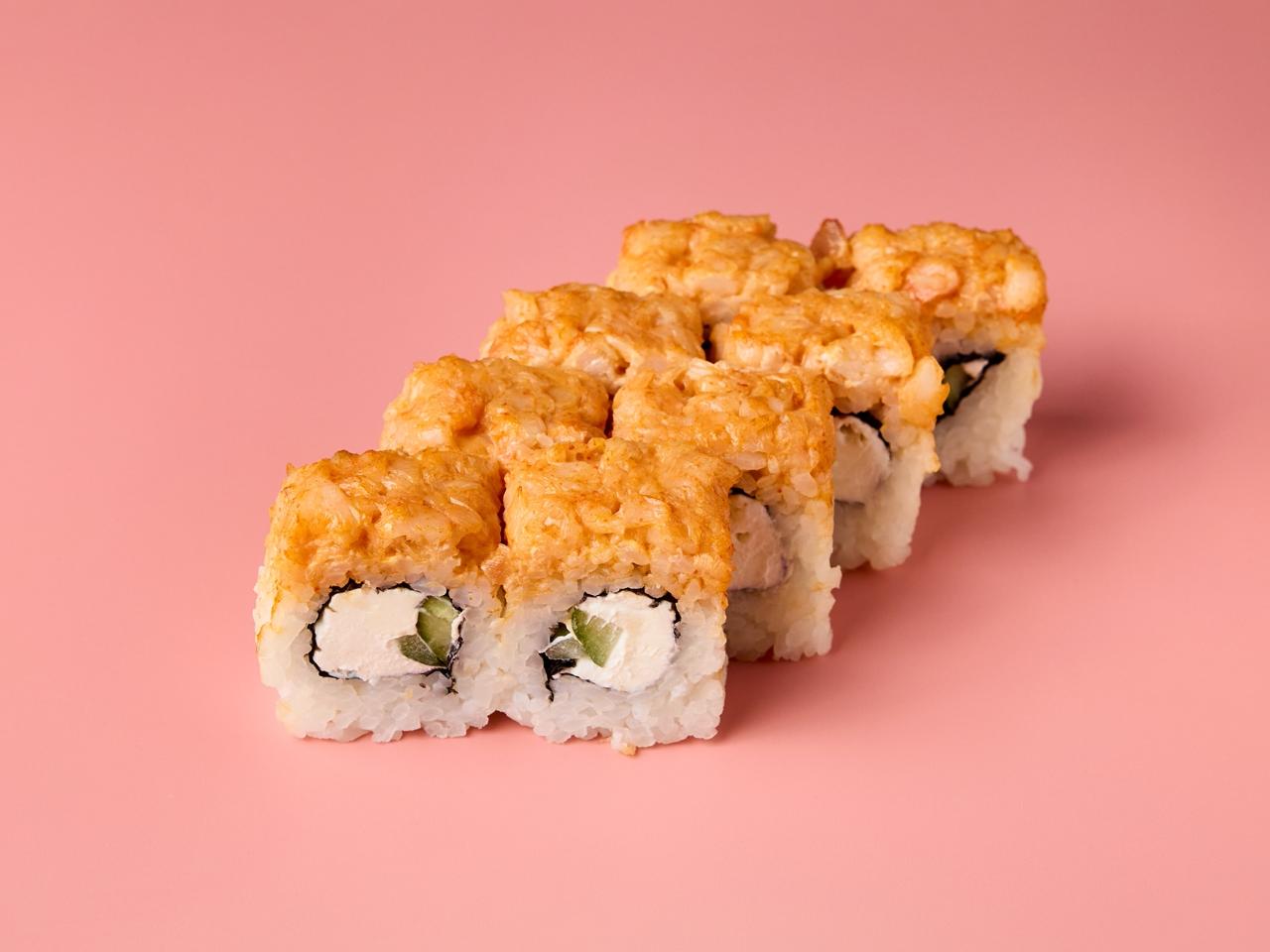 Спайси ролл с креветкой