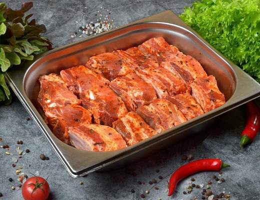 Маринованные свиные рёбра