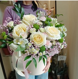 Коробка цветов "Вдохновение"