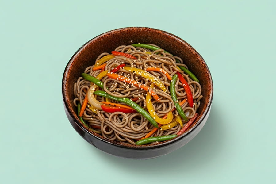 Соба с овощами