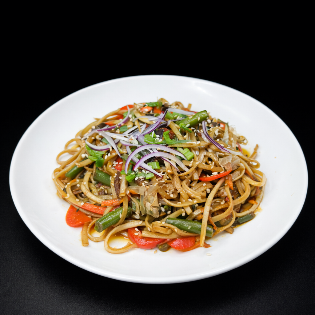 Удон с овощами