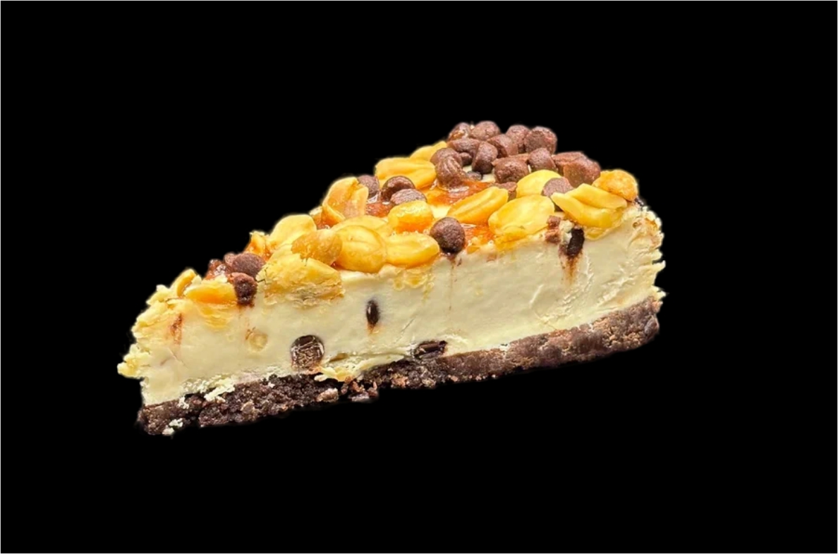 Чизкейк Карамельный с арахисом 