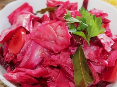 Красная квашеная капуста