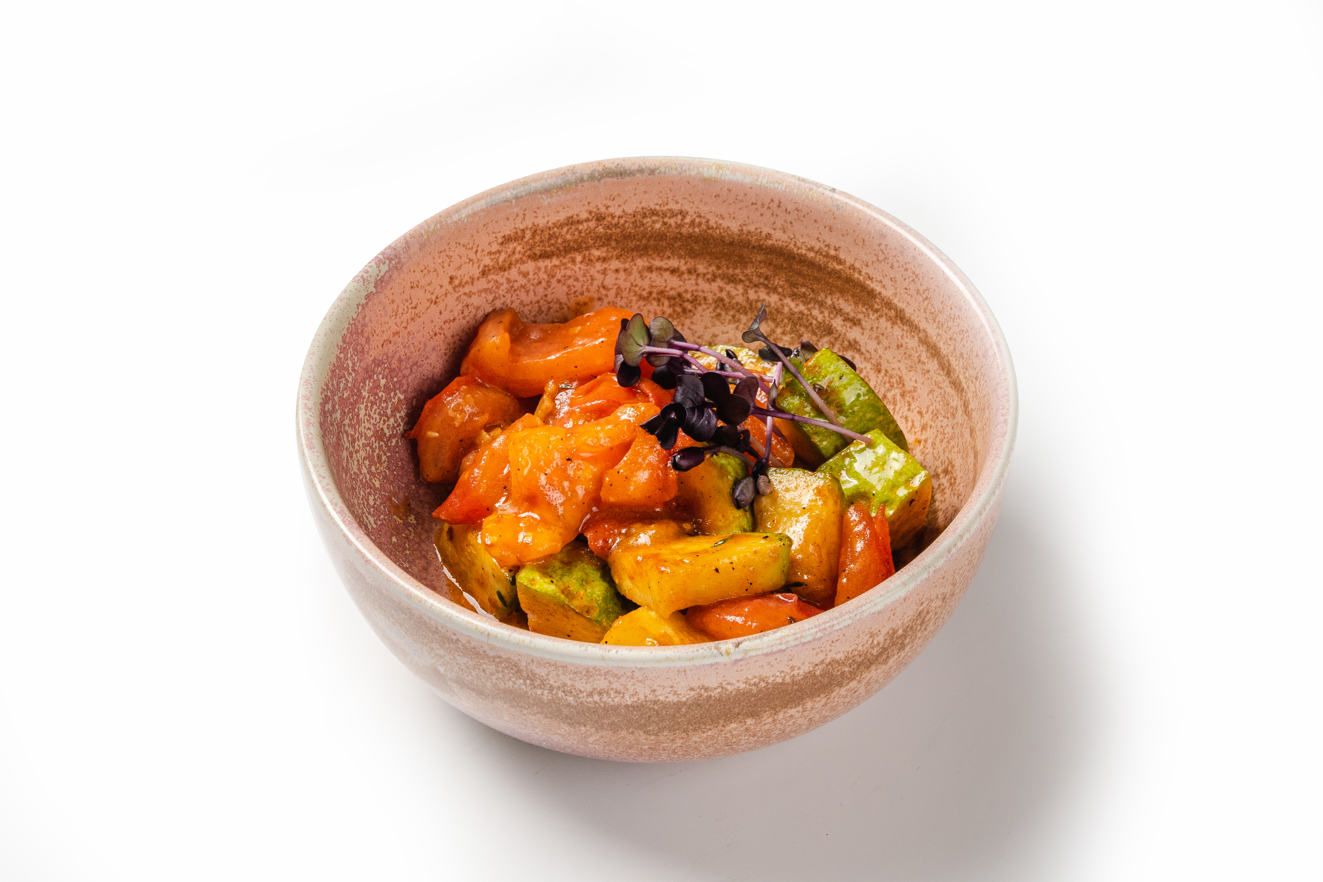 Печеный помидор и цукини