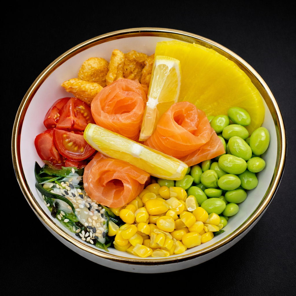 Поке с лососем