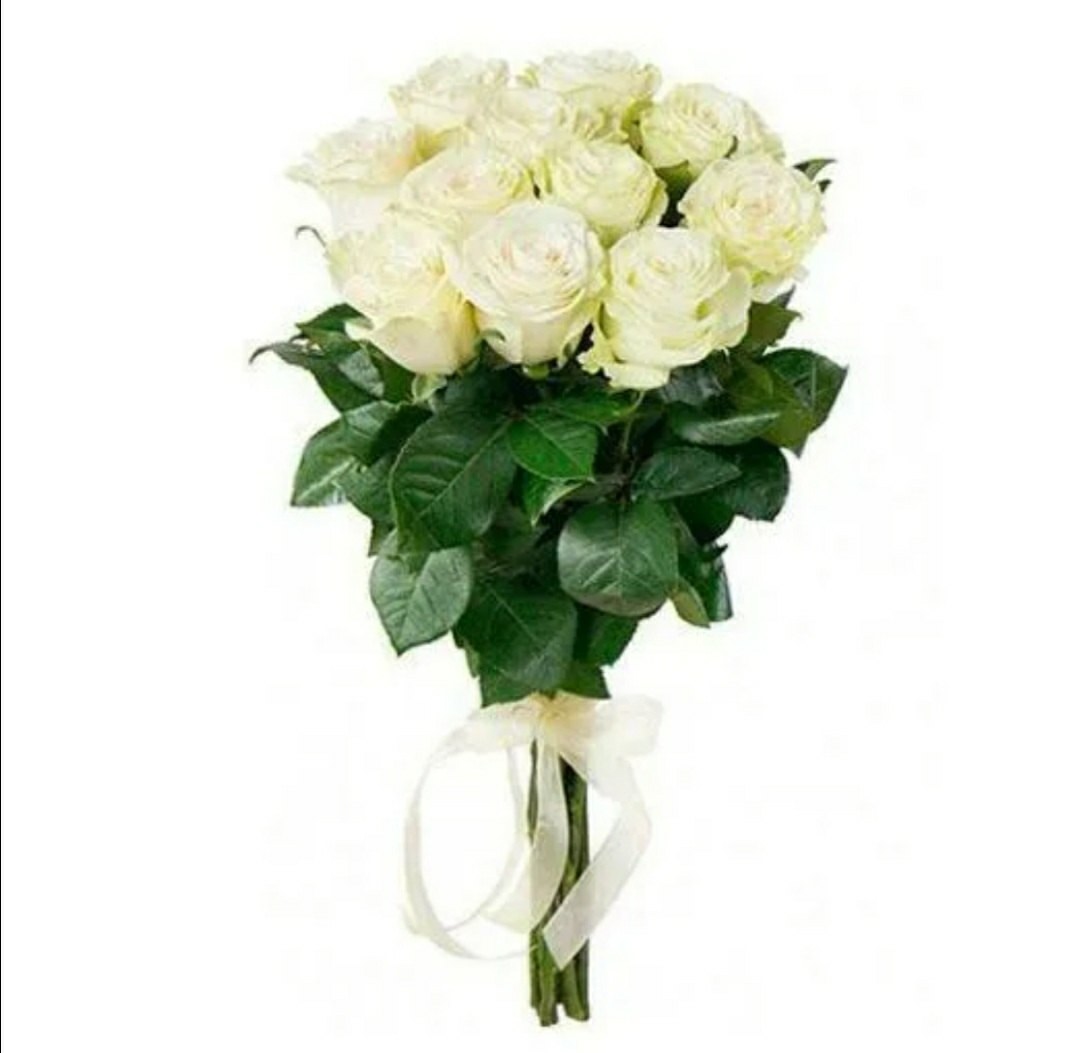 Ванильное облако 11 роз