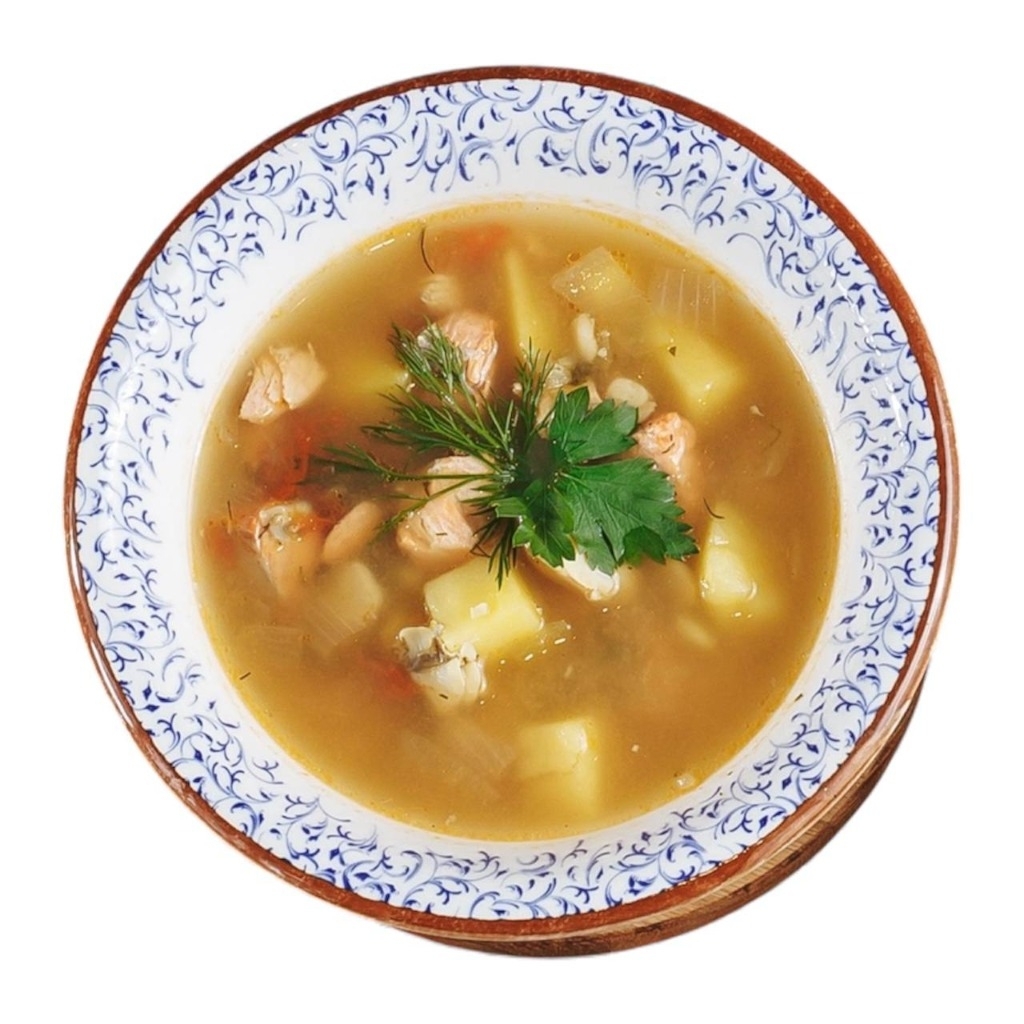 Уха с судаком