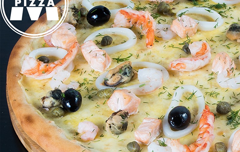МПицца С МОРЕПРОДУКТАМИ (Сицилия) 28 см