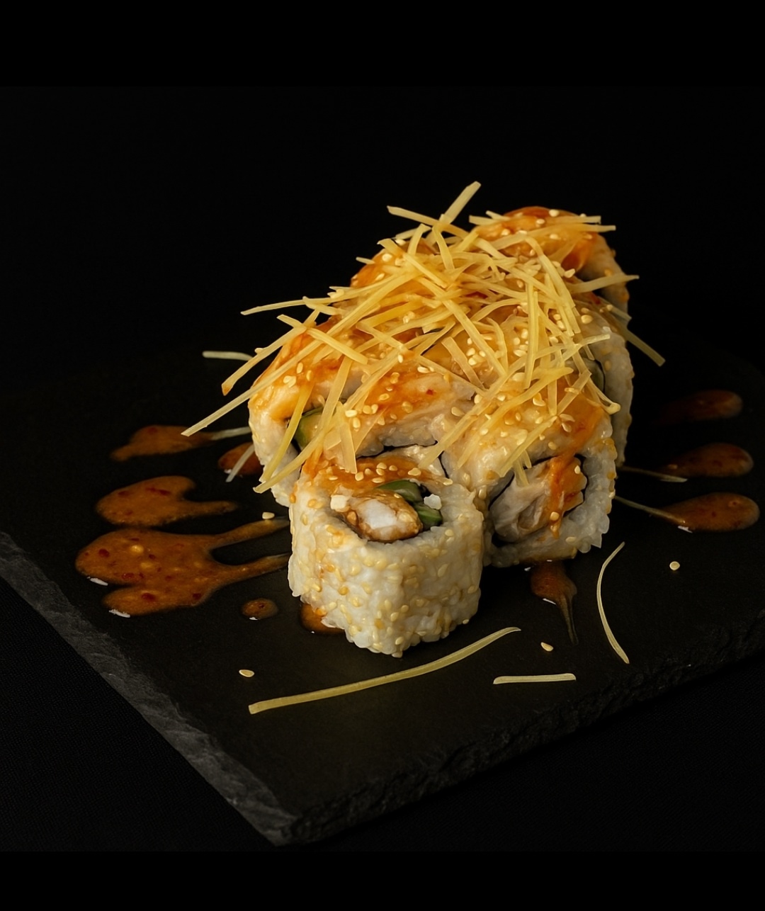 Ролл с креветками