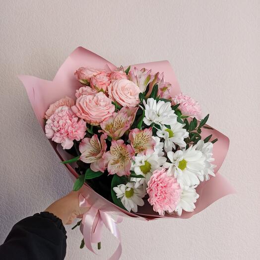 Сборный букет "Утренняя дымка"