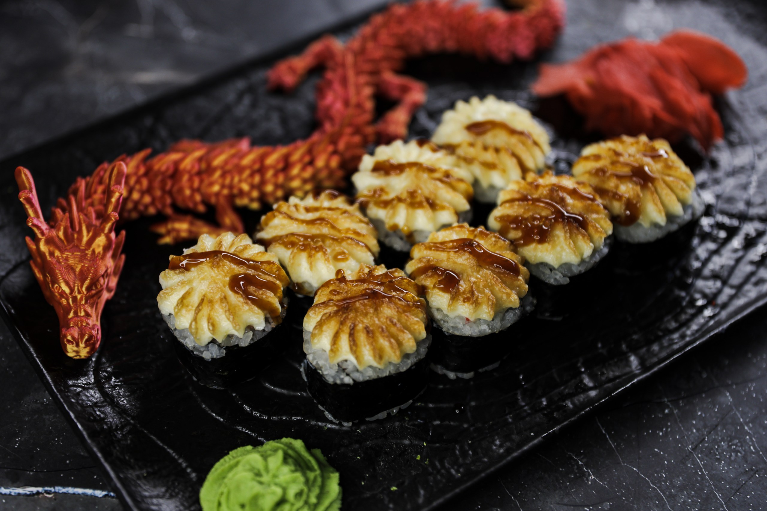 Запеченный с лососем