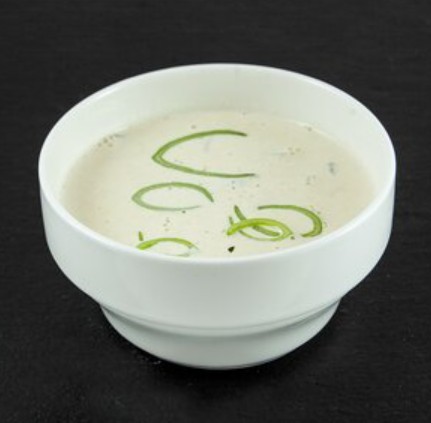 Сливочный суп с угрём