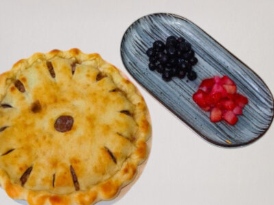 С черникой и клубникой