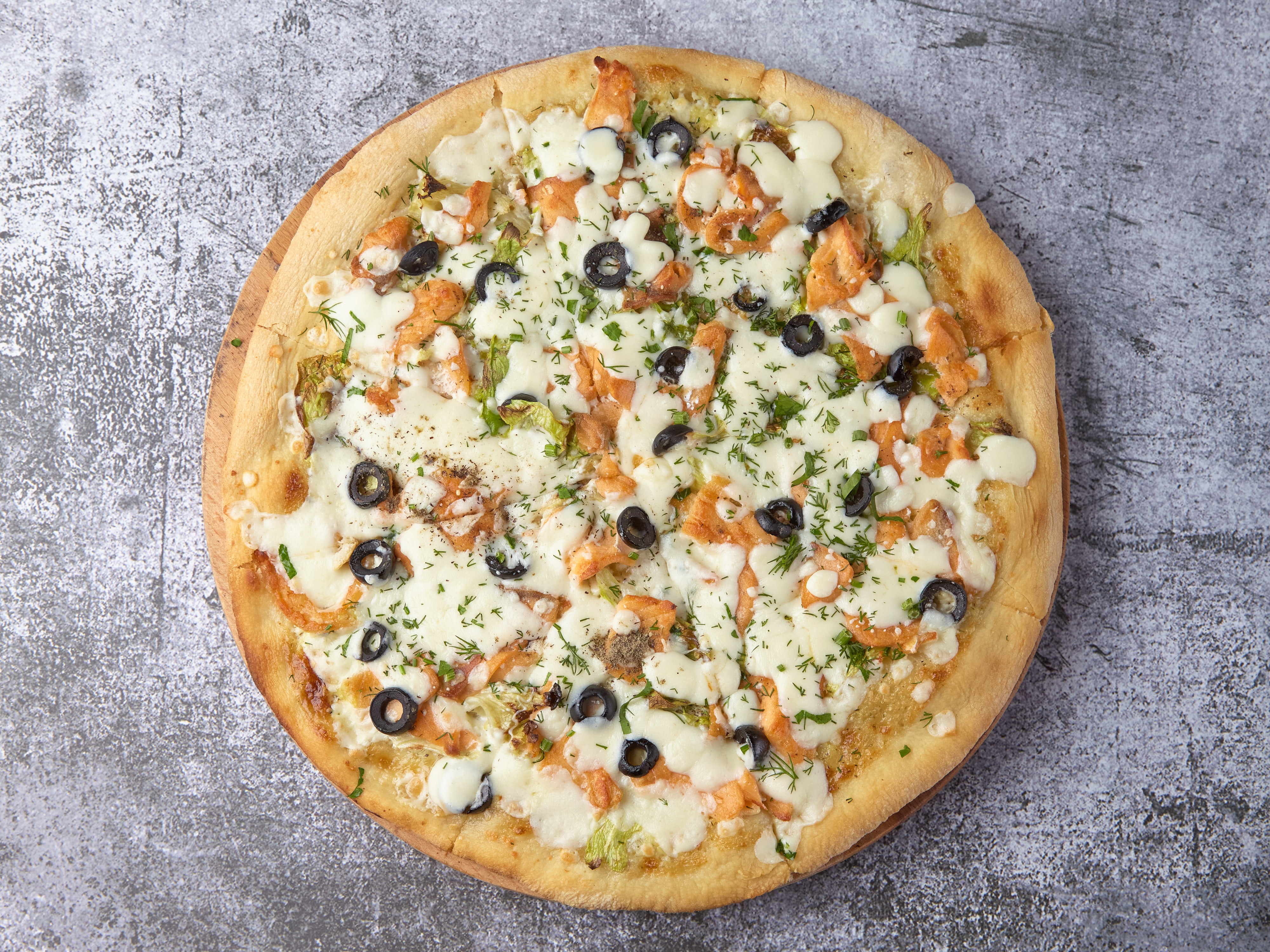 Пицца из Семги 